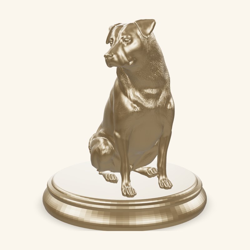 Sonny's keepsake in Bronze — a rich metallic finish