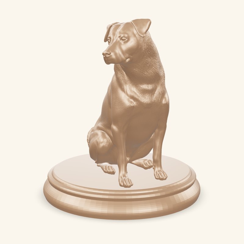 Sonny's keepsake in Copper — a warm russet metallic finish